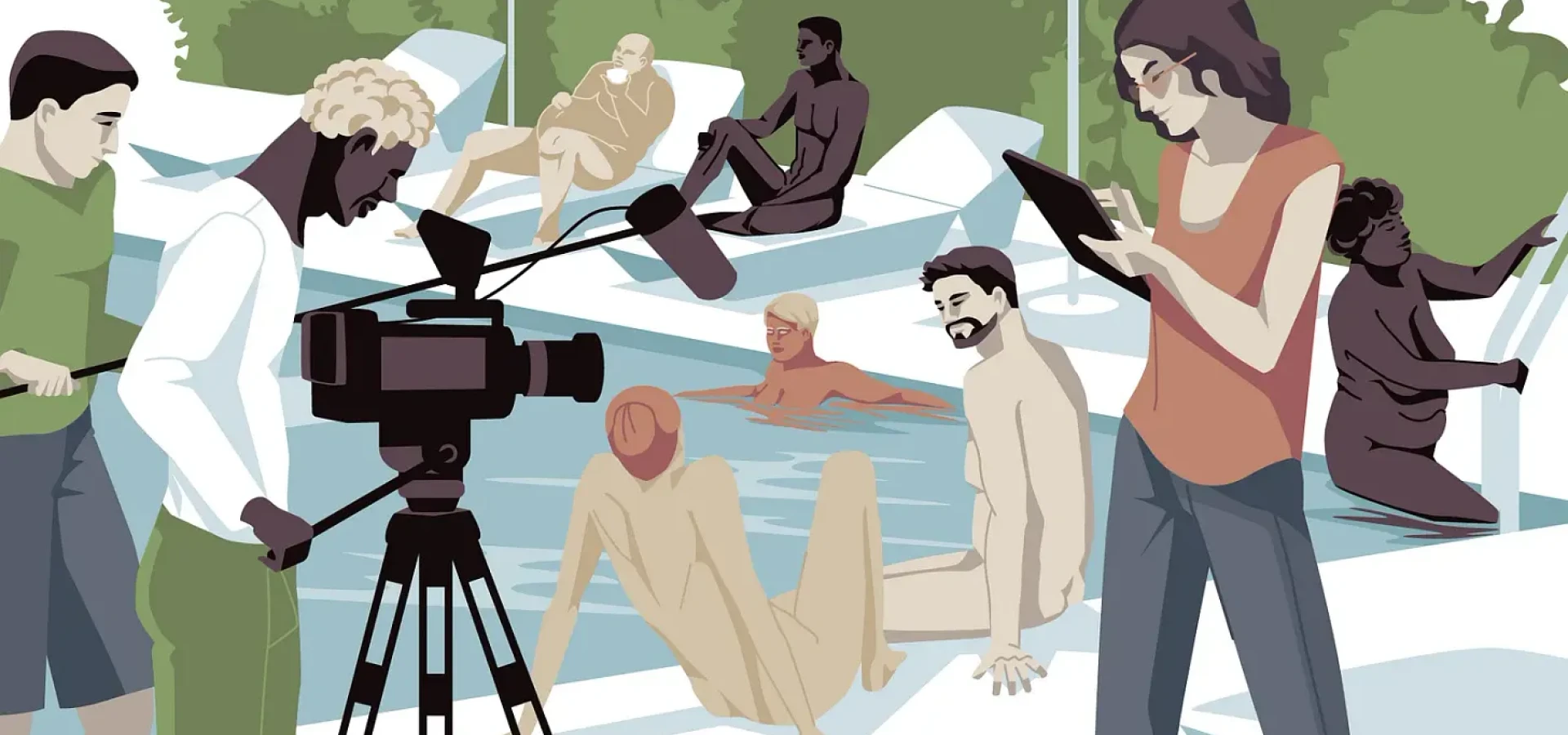 Everyone was fully nude
