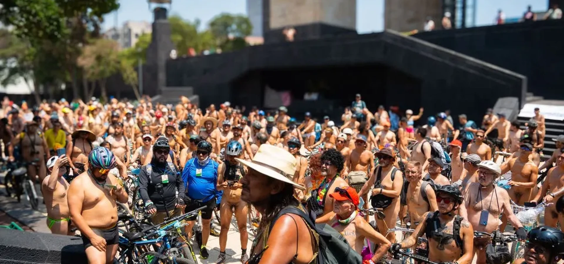 Mexico City’s World Naked Bike Ride turns 20