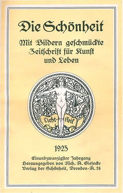 Die Schönheit  - Jahrgang XXI 