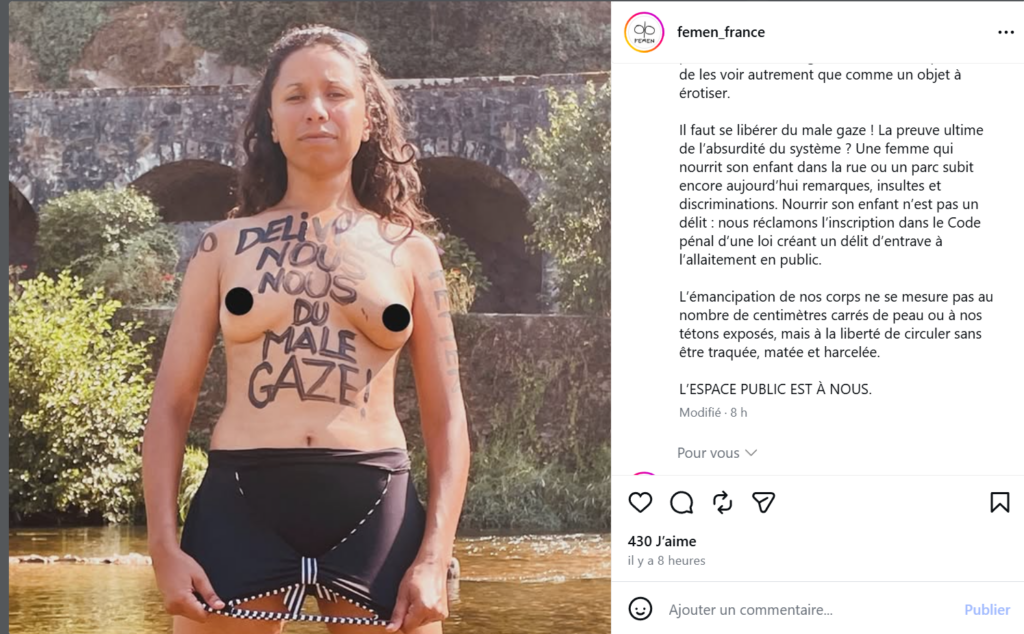 Une pétition pour le droit à l’allaitement en public