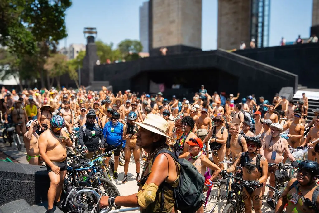 Mexico City’s World Naked Bike Ride turns 20